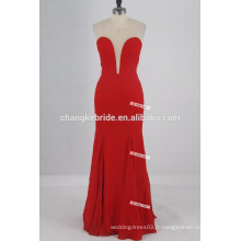 Robe de demoiselle d&#39;honneur simple en ligne A-Strapless Floor Length 2017